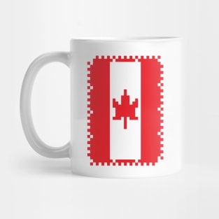 Flag of Canada - Pixel Post Stamp Mug